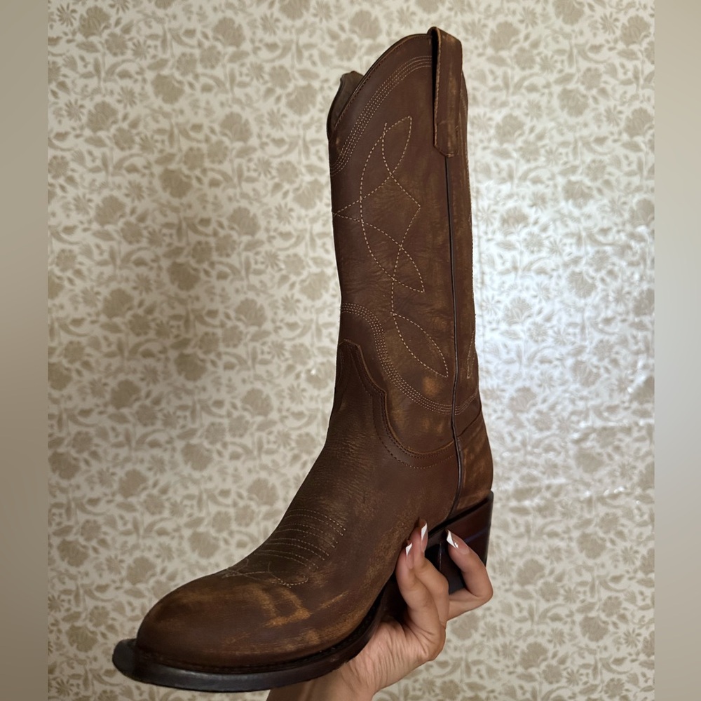 Alvies Women’s Cowboy Boots - The Guadalupe - Picture 3 of 5